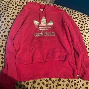 Adidas hoodie, pink.